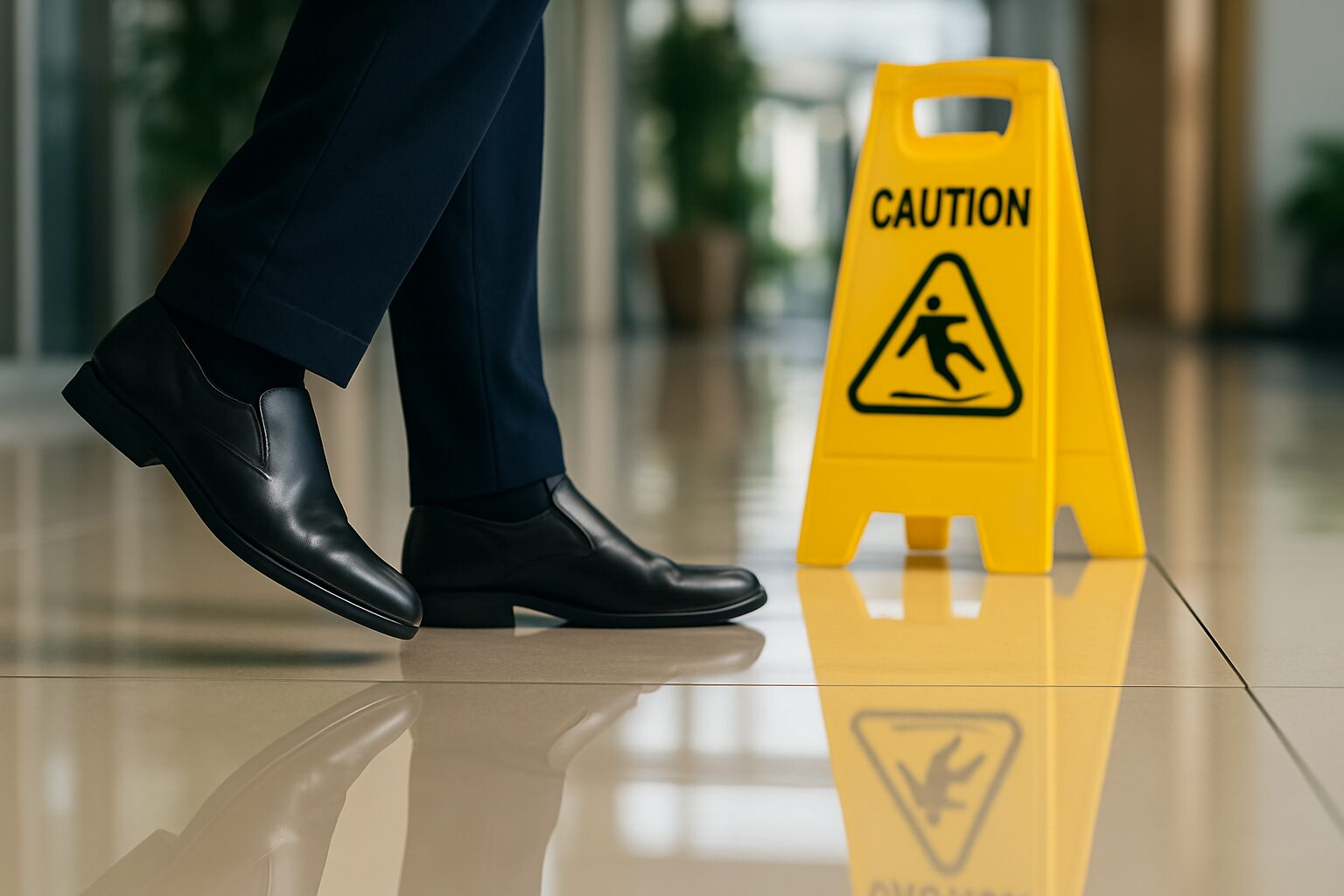 shiny-floors-slip-risk